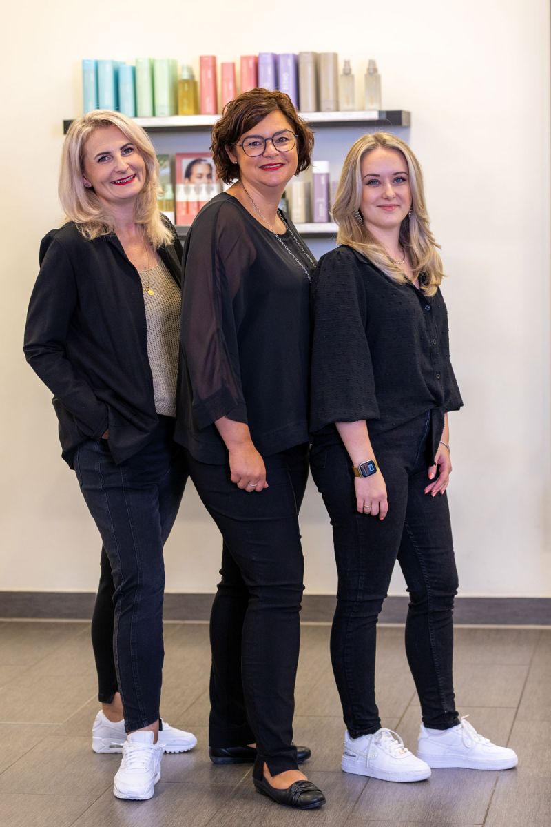 Das Meisterteam Anrea Berschet, Nicole Jöst-Braun und Jana Feldmann